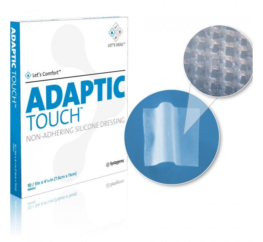 Pansement siliconé non adhérent Adaptic Touch - Interface